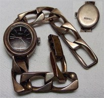 Damenarmbanduhr Massiv Silber 925 - Montres Modernes