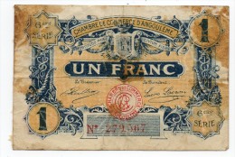 Angouleme  - Un Franc - Chambre De Commerce