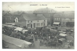 Carte Postale - France 59 - JEUMONT - Belgique Frontière - Le Marché - CPA  // - Jeumont