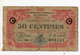 Cognac - 50 Centimes - Chamber Of Commerce