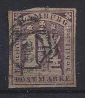 Germany (Hamburg)  1864  (o)  Mi.8e - Hamburg