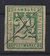 Germany (Hamburg)  1864  (o)  Mi.9  (pen Cancel) - Hamburg