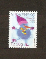 Slovakia 2014 Pofis 576 ** Christmas Stamp - Unused Stamps