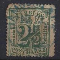 Germany (Hamburg)  1867  (o)  Mi.22 - Hamburg (Amburgo)