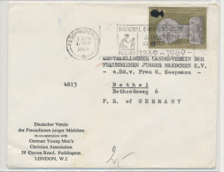 UK SG 805 On Letter To Germany - Covers & Documents