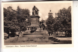 8720 SCHWEINFURT, Friedrich-Rückert-Denkmal - Schweinfurt