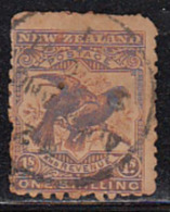 1s Used 1907, Perf.,  14x13, New Zealand ,  Bird, As Scan (Filler Cond.,) - Gebruikt