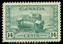 Canada (Scott No. 259 - Char D'assault / Ram Tank - 14¢) [*] TB / VF - Nuevos