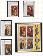 Niue 1979 Christmas Mother & Child Paintings Set + Minisheet MNH - Niue