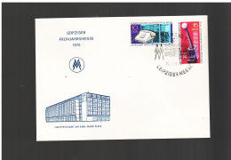 Germania Est - Ddr - 1970 Fdc LEIPZIGER FRUHJAHRSMESSE - 1950-1970