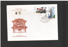 Ddr -germania Est - 1980 Fdc  LEIPZIGER FRUJARMESSE - 1971-1980