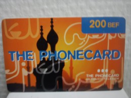 Intouch The Phonecard 200 BEF Used - Cartes GSM, Recharges & Prépayées