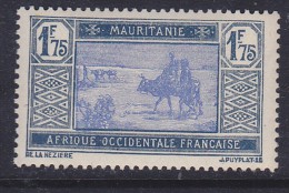 MAURITANIE N° 60B 1F75 BLEU VERT ET OUTREMER MEHARISTE NEUF SANS CHARNIERE - Unused Stamps