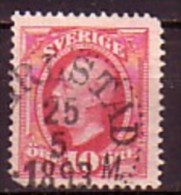 SUEDE - SVERIGE - 1891 - Serie Courant - Roi Oscar Ll - 10 Ore Obl. - 1885-1911 Oscar II