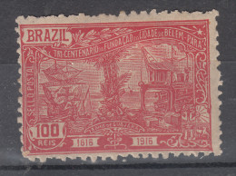 BRASIL 1916  100 Rs  MH - Unused Stamps