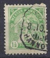 Germany (Hannover)  MERCUR Privat-Post  (o)11.5 X 11.5 Gelb-Grun - Privatpost