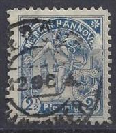 Germany (Hannover)  MERCUR Privat-Post  (o)11.5 X 11.5 Blau - Postes Privées & Locales