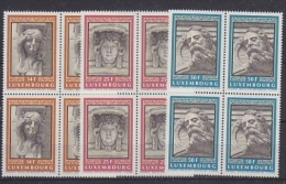 Luxemburg 1991 Maskaronen 3v Bl Of 4 ** Mnh (F2604) - Neufs