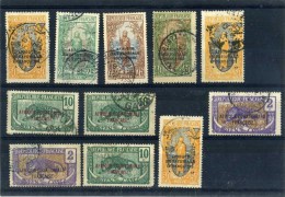 - FRANCE  COLONIES . CONGO FRANCAIS SURCHARGES AEF . 1924 . - Used Stamps