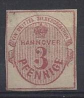 Germany (Hannover)  1856-57  (*) MNG  Mi.13b - Hannover