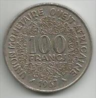 West African States 100 Francs 1967. - Andere - Afrika