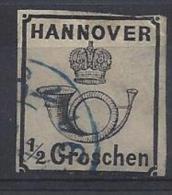 Germany (Hannover)  1860  (o) Mi.17x - Hanovre
