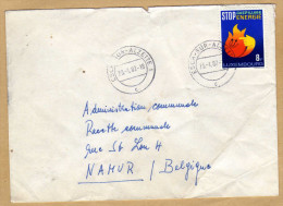 Enveloppe Cover Brief Esch-sur-Alzette 1 à Namur Belgique - Lettres & Documents