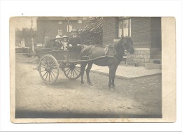 Welkenraedt( Sous Réserve) Meugemen ? Buggy, Carriole Devant Une Ferme, Attelage (1775 Photo Carte - Welkenraedt