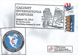 ETATS-UNIS. Calumet International Camporee (Elk Lick Scout Reserve)Allegheny Mountains. - Covers & Documents