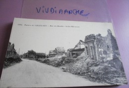 CHAULNES - RUINES - RUE DU MOULIN - 3384 - CPA VIERGE DOS VERT - Chaulnes