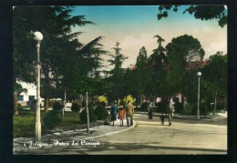 T1874 CARTOLINA ACQUARELLATA FOLIGNO PARCO DEI CANAPE' - Foligno