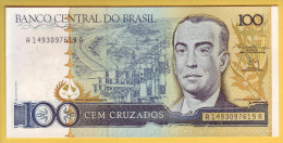 BRESIL - Billet De 100 Cruzados. (1986-88). Pick: 211b. NEUF - Brazilië