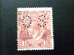 AUSTRALIA - AUSTRALIE - 1915 - PERFORÉE - YVERT & TELLIER Nº S 17 º FU - Perfins