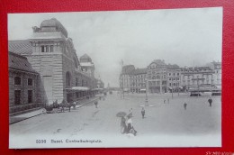 BASEL- Centralbahnplatz  - 1907-   Recto/verso - Andere & Zonder Classificatie