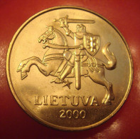 Lithuania - 50 Centi 2000 Y - UNC Horseman ,soldiers - Litauen