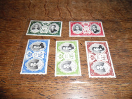 Série De 5 Timbres Monaco Commémoration Mariage Du 19 Avril 1956 De Grace Et Du Prince Rainier - Collezioni & Lotti