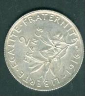 2 Francs 1916 - Semeuse - Argent  Tb - Pia9411 - 2 Francs