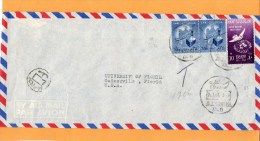 Egypt 1961 Cover Mailed To USA - Briefe U. Dokumente