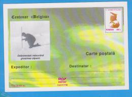 ROMANIA 1998 Postal Stationery  Centenar Belgica A. Dobrowolski - Antarctische Expedities
