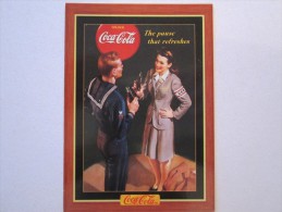 PUBLICITÉ TRADING CARDS COCA COLA COLLECTION SERIES 4 N°393 GI SOLDAT MILITAIRE AMÉRICAIN - Andere & Zonder Classificatie