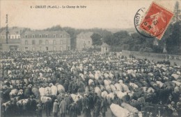 CPA 49 CHOLET - Le Champ De Foire - Très Animée - Cholet