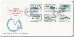 Ross 1982, FDC, Life In Antarctica - FDC