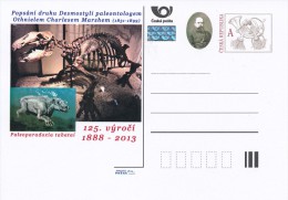 Czech Rep. / Postal Stat. (Pre2013/08) Describe The Type Desmostylia Paleontologist Othniel Charles Marsh (1831-1899) - Cartes Postales