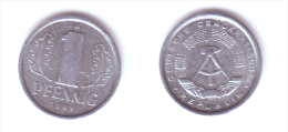 Germany DDR 1 Pfennig 1989 A - 1 Pfennig