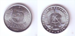 Germany DDR 5 Pfennig 1968 A - 5 Pfennig