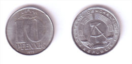 Germany DDR 10 Pfennig 1979 A - 10 Pfennig