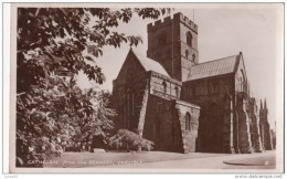 POSTCARD 1948 CARLISLE CATHEDRAL FROM THE DEANERY - Carlisle