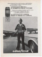 1975 - GOOD YAER (REGAZZONI)   -  1 P. Pubblicità Cm. 13,5x18,5 - Car Racing - F1