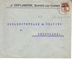 WO 1 : D Bezet In B : Bf  HOOFDING "DEFLANDRE / SAUHEID LEZ -CHENEE " PZ BZ 15 C. "CHENEE 18.V.1918" - Armada Alemana