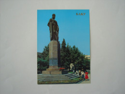 AZERBAIJAN   :BAKY  ,BAKU :      Monument To Nizami Gianjevi - Aserbaidschan